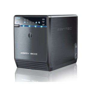 Fantec QB-35US2 zwart (4x3.5" SATA HDD USB2.0 eSATA)
