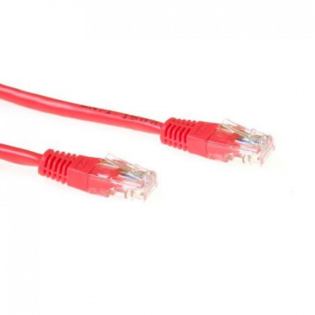 ACT U/UTP 0.50 meter CAT6 patch cable red