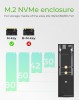 ICY BOX Behuizing for 1x M.2 NVMe SSD IB-1807MT-C31