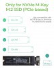 ICY BOX Enclosure for 1x NVMe SSD IB-1817M-C31