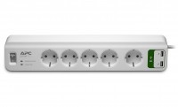 APC Essential SurgeArrest 5 outlets with 5V, 2.4A 2 port USB cha