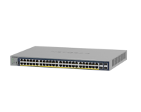 48-poorts Gigabit Ethernet PoE+ Smart Switch met 4 SFP-poorten