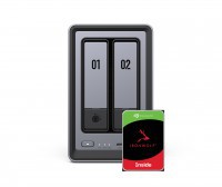 UGREEN DXP2800 2Bay 8TB NAS met 2x 4TB Seagate IW