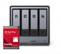 UGREEN DXP4800 4Bay 16TB NAS met 4x 4TB WD RED