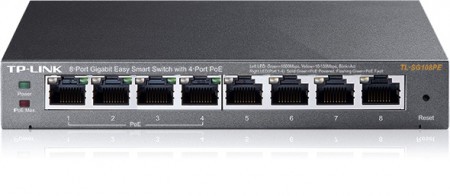 TP-LINK TL-SG108PE 8-Poorts Gigabit Easy Smart Switch