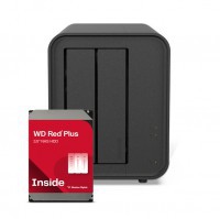 TerraMaster F2-424 4Bay 8TB NAS met 2x 4TB WD RED