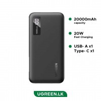UGREEN 20000mAh Two-way Fast Charging Power Bank 25683