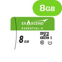 8G Exascend Essential-X micro SD card ES008GTFC1MP