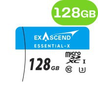 128G Exascend Essential-X micro SD card ES128GTFU3MP