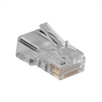 RJ-45 (8P/8C) Connector voor soepele aders 1 stuk