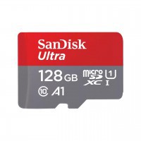 SanDisk Ultra microSD with SD Adapter 128GB SDSQUAB-128G-GN6MA