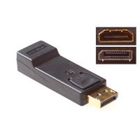 Conversion adapter DisplayPort male - HDMI-A female