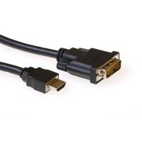 HDMI-A male to DVI-D male adapter cable, 2 meters