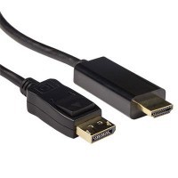 1.8 meters adapter cable DisplayPort male to HDMI-A male