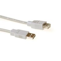 USB 2.0 A male - USB A female ivory 1.80 m