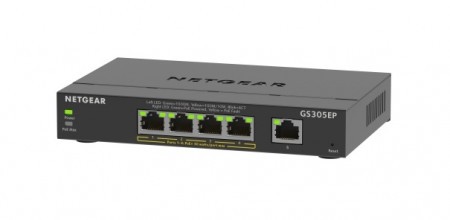 Netgear GS305EP 5-Poort Gigabit Ethernet PoE+ Switch