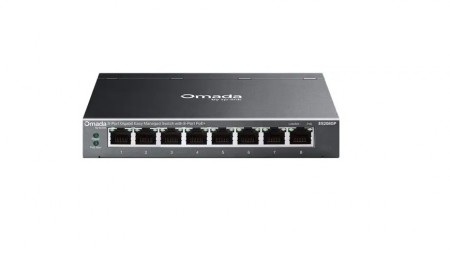 TP-Link Omada 8-Port Gigabit Easy Managed Switch with 8-Port PoE