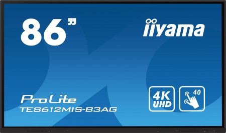 iiyama ProLite TE8612MIS-B3AG - 86inch 4K UHD-Touchscreen monito