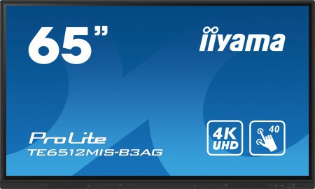 iiyama ProLite TE6512MIS-B3AG - 65inch 4K UHD Touchscreen monito