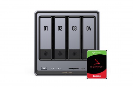 UGREEN DXP4800 Plus 4Bay 16TB NAS met 4x 4TB Seagate IW
