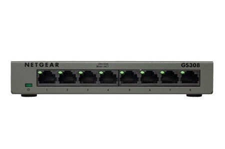 Netgear 8x10/100/1000 unmanaged switch GS308-300PES GS308v3