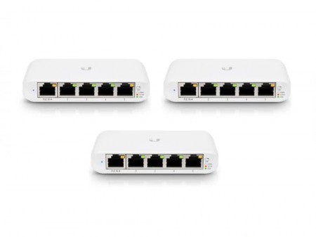 Ubiquiti UniFi USW-Flex-Mini Switch Flex Mini, 3-pack