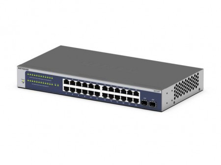 Netgear 24-poort Gigabit Ethernet Unmanaged Switch GS724T-600EUS