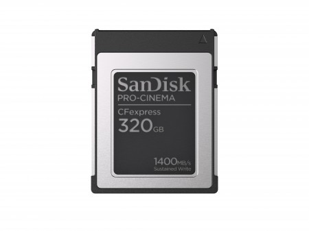 320GB SanDisk Professional PRO-CINEMA CFexpress 1700/1500MBs