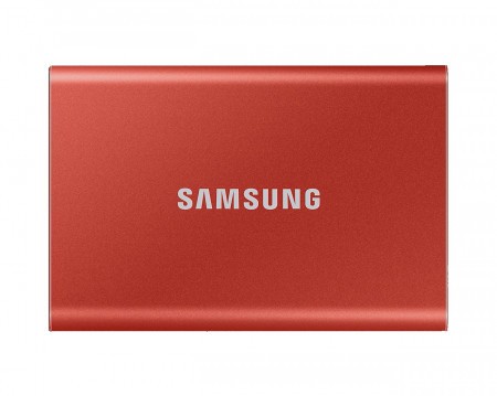 2TB Samsung Portable SSD T7 MU-PC2T0R - Red