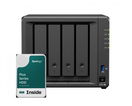 Synology DS925+ 4Bay 24TB NAS met 4x 6TB Synology Plus HDD