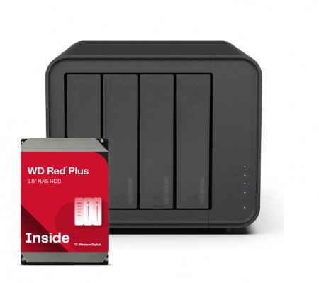 TerraMaster F4-424 4Bay 16TB NAS met 4x 4TB WD RED