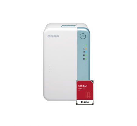 QNAP TS-251D-2G RED 4TB (2x 2TB)