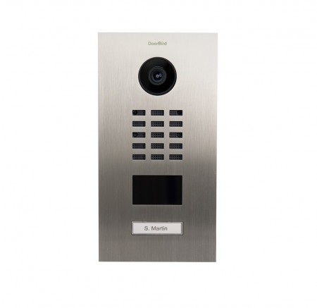 DoorBird IP Video Door Station D2101V, RVS V2A, brushed