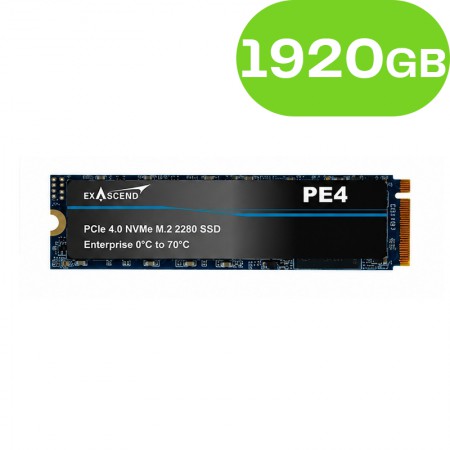 1920GB Exascend PE4 NAND Flash SSD Enterprise NVMe PCIe M.2 2280