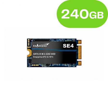 240GB Exascend SE4 NAND Flash SSD Enterprise SATA3 M.2 2242 3D T