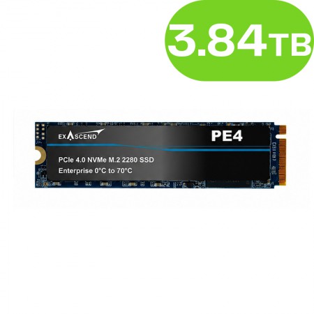 3840GB Exascend PE4 NAND Flash SSD Enterprise NVMe PCIe M.2 2280