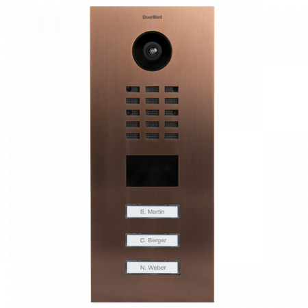 DoorBird IP Video Door Station D2103BV (In/opbouwbehuizing en vo