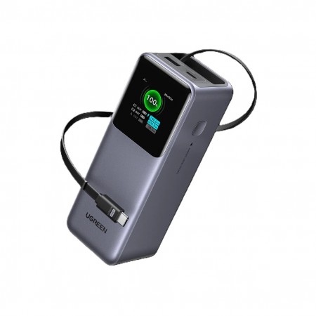 UGREEN 165W Power Bank with Retractable Cable 55987B