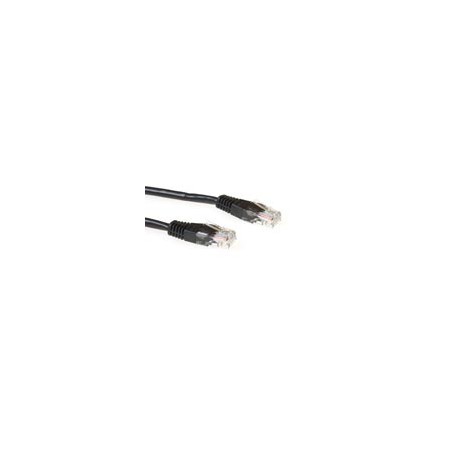 ACT U/UTP 1 meter CAT6 patchkabel zwart