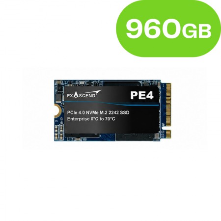 960GB Exascend PE4 NAND Flash SSD Enterprise NVMe PCIe M.2 2242