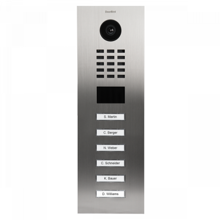 DoorBird IP Video Door Station D2106V (In/opbouwbehuizing en voe