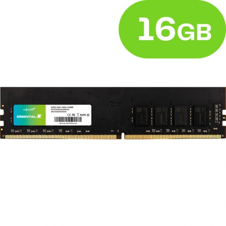 16GB Exascend Essential-X DDR4 U-DIMM 3200MT/s ES16G4U3200AU