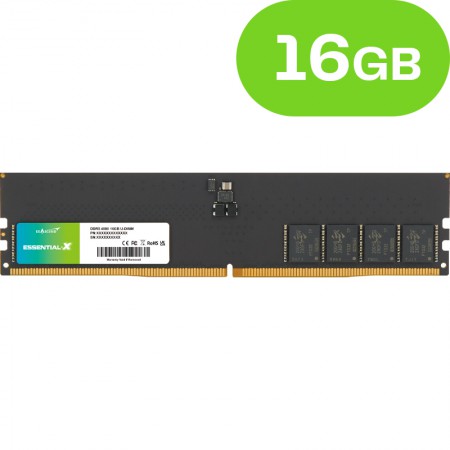 16GB Exascend Essential-X DDR5 U-DIMM 4800MT/s ES16G5U4800AU