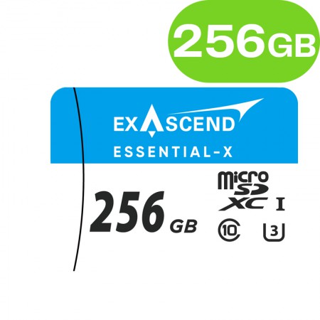 256G Exascend Essential-X micro SD card ES256GTFU3MP