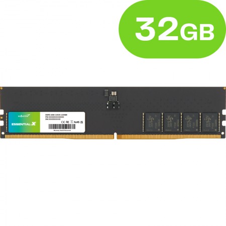 32GB Exascend Essential-X DDR5 U-DIMM 4800MT/s ES32G5U4800AU