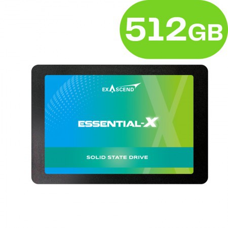 512GB Exascend Essential-X SATA3 2.5" SSD ES512GSSD25SAU