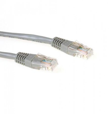 ACT U/UTP 0.25 meter CAT6 patchkabel grijs