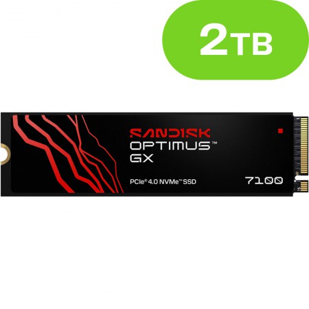 2TB SanDisk Optimus GX 7100 PCIe 4.0 M.2 2280 NVMe SSD SDSP71200