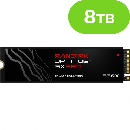 8TB SanDisk Optimus GX PRO 850X PCIe 4.0 M.2 2280 NVMe SSD SDSP8