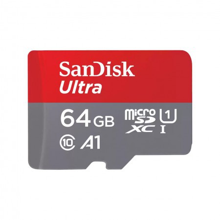SanDisk Ultra microSD with SD Adapter 64GB SDSQUAB-064G-GN6MA